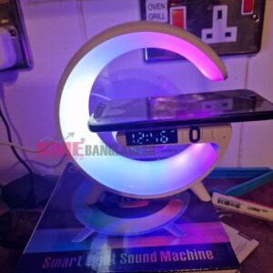 G63 Smart Light Sound Machine Super Wireless charging Station With Alarm Clock